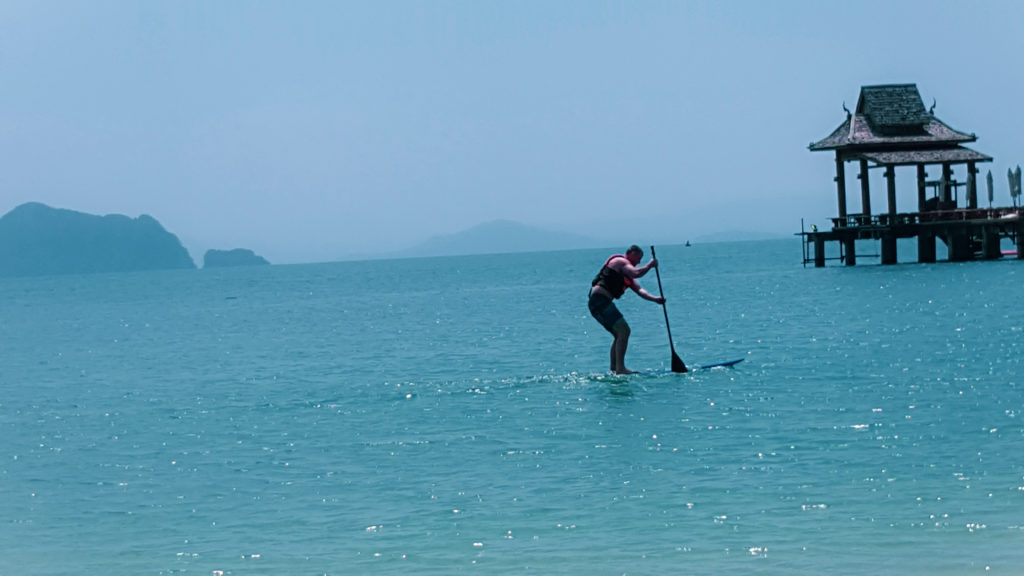 stand up paddleboarding in thailand