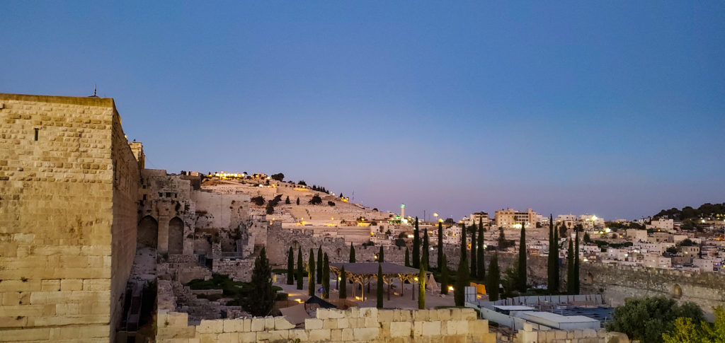 landscape shot of jerusalem